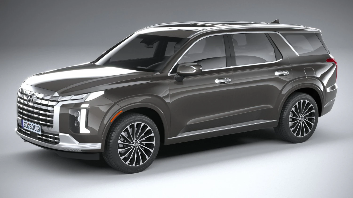 Hyundai Palisade 2022 3D Model .c4d .max .obj .3ds .fbx .stl .blend 