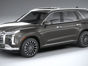 Hyundai Palisade 2022 3D Model