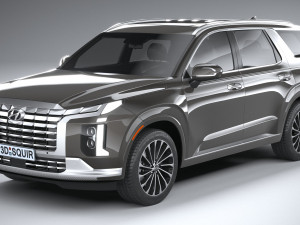 Hyundai Palisade 2022 3D Model