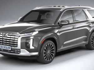 Hyundai Palisade 2022 3D Model