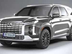 Hyundai Palisade 2022 3D Model