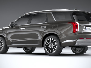 Hyundai Palisade 2022 3D Model