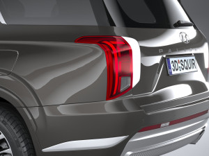 Hyundai Palisade 2022 3D Model
