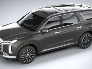 Hyundai Palisade 2022 3D Model