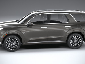 Hyundai Palisade 2022 3D Model