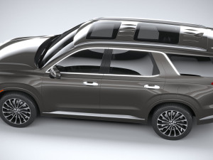Hyundai Palisade 2022 3D Model