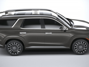 Hyundai Palisade 2022 3D Model