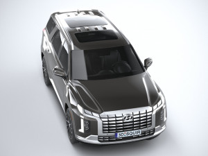 Hyundai Palisade 2022 3D Model