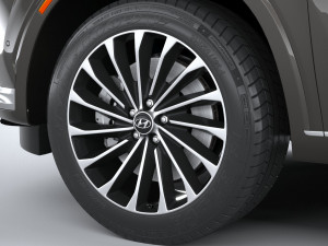 Hyundai Palisade 2022 3D Model