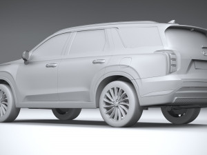 Hyundai Palisade 2022 3D Model