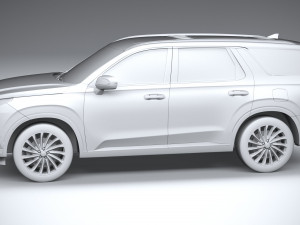 Hyundai Palisade 2022 3D Model