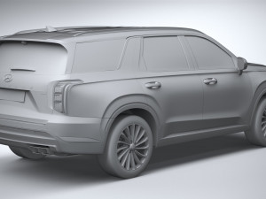 Hyundai Palisade 2022 3D Model