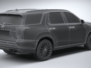 Hyundai Palisade 2022 3D Model
