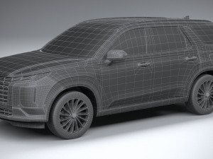 Hyundai Palisade 2022 3D Model