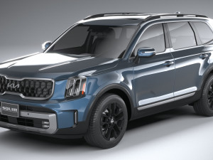 Kia Telluride 2023 3D Model