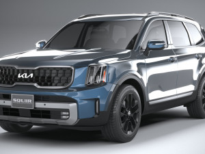 Kia Telluride 2023 3D Model