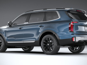 Kia Telluride 2023 3D Model