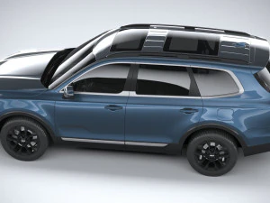 Kia Telluride 2023 3D Model