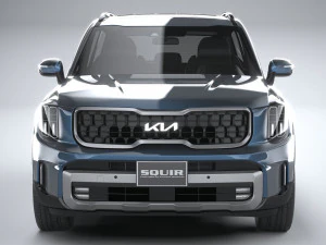 Kia Telluride 2023 3D Model