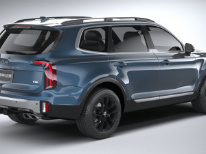 Kia Telluride 2023 3D Model