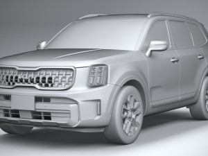 Kia Telluride 2023 3D Model
