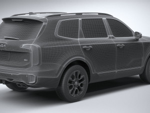 Kia Telluride 2023 3D Model