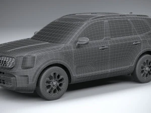 Kia Telluride 2023 3D Model