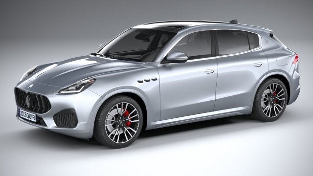 Maserati Grecale GT 2023 3D Model .c4d .max .obj .3ds .fbx .stl .blend 