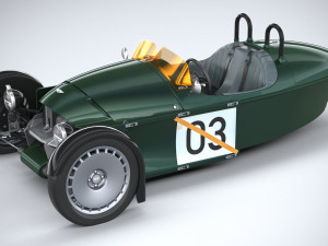 Morgan Super3 2023 3Dモデル