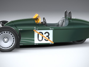 Morgan Super3 2023 3Dモデル