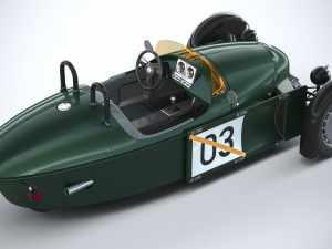 Morgan Super3 2023 3Dモデル