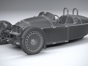 Morgan Super3 2023 3Dモデル