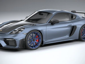 포르쉐 718 카이맨 GT4 RS 2022 대표성 3D 모델