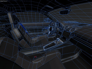 Porsche 718 Cayman GT4 RS 2022 lowpoly Modello 3D