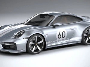 Porsche 911 Sport Cl&aacute;ssico 2023 Modelo 3D