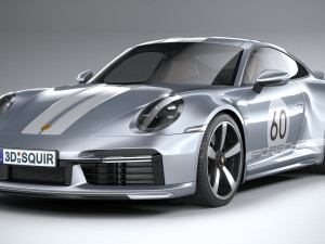 Porsche 911 Sport Classic 2023 3D 모델