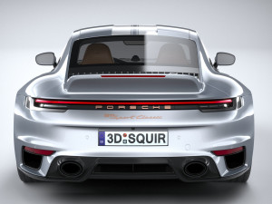 Porsche 911 Sport Classic 2023 3D 모델