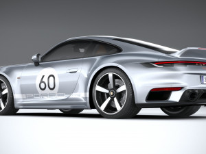 Porsche 911 Sport Classic 2023 3D 모델