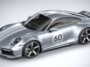 Porsche 911 Sport Classic 2023 3D 모델