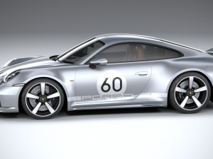 Porsche 911 Sport Classic 2023 3D 모델