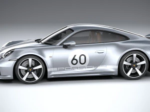Porsche 911 Sport Classic 2023 3D Model