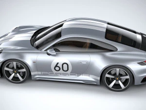 Porsche 911 Sport Classic 2023 3D Model