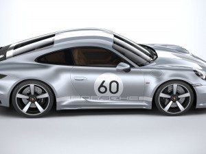 Porsche 911 Sport Classic 2023 3D 모델
