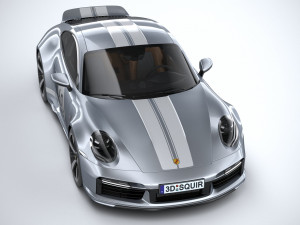 Porsche 911 Sport Classic 2023 3D 모델