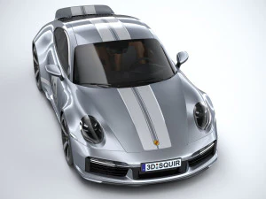 Porsche 911 Sport Classic 2023 3D Model