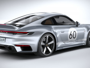 Porsche 911 Sport Classic 2023 3D 모델
