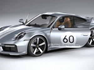 Porsche 911 Sport Classic 2023 3D Model