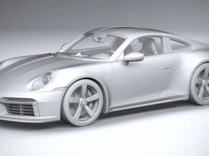 Porsche 911 Sport Classic 2023 3D Model