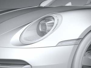 Porsche 911 Sport Classic 2023 3D 모델