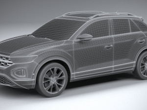 Volkswagen T-Roc Regular 2022 3D-Modell